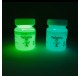 Water-Based Luminescent Paint Duo. Green and Blue, 50ml